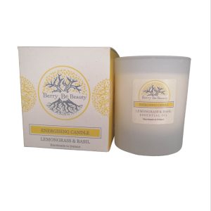 Lemongrass & Basil Essential Oil Soy Wax Candle