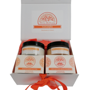 Tangerine Whipped Body Butter and Emulsifying Body Polish Gift Box